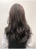 ダークグレーアッシュロング