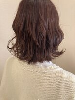 モルニ(MORNI)&nbsp;モカブラウン_マロンベージュ Aラインボブ かきあげ