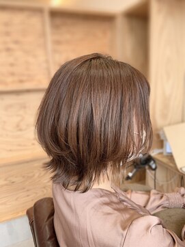 アドラーブル 長岡新保店(adorable) くびれボブ　【大人可愛い】　ココアブラウン　20代30代40代