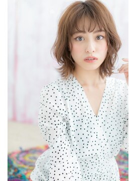 ミック ヘアアンドメイク アップ 駒込店(miq Hair&Make up) ルーズゆるふわカールフレンチガーリーくせ毛風レイヤーc1