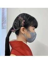 キー(kii)&nbsp;卒業式ヘア　ヘアアレンジ　福岡　天神　薬院
