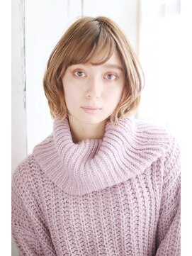 ソーホーニューヨーク 函館店(SOHOnewyork) くびれボブ/ハイトーンカラー/大人ショートボブ/函館/五稜郭