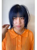 【kyon】顔周りカット×ディープブルー