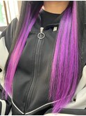 地雷系インナーカラーエクステ