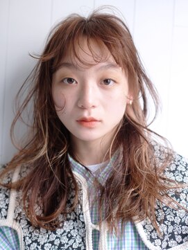 アルバム 銀座(ALBUM GINZA) インナーカラーレイヤーカット_グレージュカラーボブ_49176