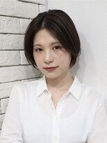 フォト イケブクロ(foto IKEBUKURO)&nbsp;★くびレイヤーエモージュべージュカラーショートボブ前髪カット