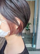 アッシュ 清瀬店(Ash)&nbsp;【イヤリングカラー】淡いピンク系カラー　Ash清瀬　大嶋