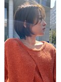 【似合わせイメチェンカット】切りっぱなしボブ×ベージュ