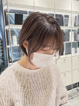 ステアケース 武蔵小杉店(stair:case) 白髪ぼかしハイライト/武蔵小杉/大人ショート/大人かわいい