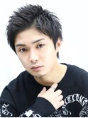 アップバングショートウルフ