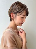 小顔ヘア/マッシュショート/簡単スタイリング[池袋駅]