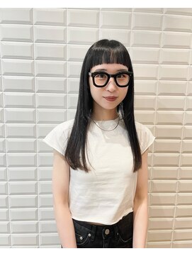 ルアウハク 梅田(LUAU Haku) ・ショートバング黒髪ストレート・【Haku/梅田/タクノ】