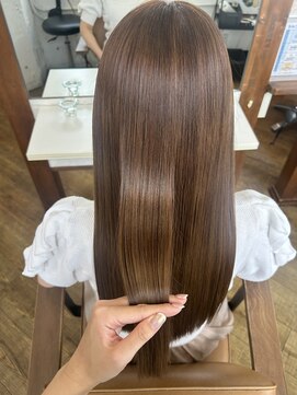ヘアリゾート リノ(Hair resort Lino) ベージュカラー×ミネコラトリートメント