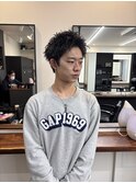 メンズスパイキーショートベリーショート