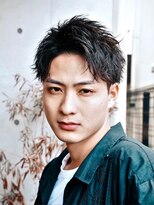 インフィニス 恵比寿(Infinis)&nbsp;ショートアップバングメンズカットパーマ刈り上げツーブロック
