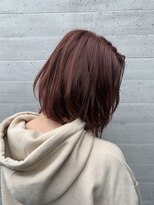 ステアケース 武蔵小杉店(stair:case) カシスピンク艶カラー髪質改善トリートメント