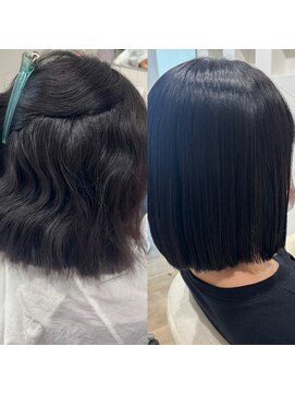 スープル オオブ(SOUPLE.obu) 【髪質改善x縮毛矯正】SILKストレート