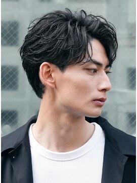 レタッチ バイ フィフス 天神大名(RETOUCH by fifth) 福岡天神メンズフェザーパーマフェザーショートスパイラルパーマ