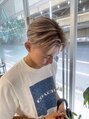 メンズサロン キング 梅田店(Men’s salon K!ng) 筋感たっぷり、海外風バレイヤージュ^_^