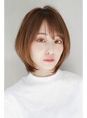 【GEEKS渋谷】ボブウルフ/ミディアムレイヤー/前髪あり/20代30代