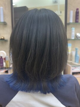 リンクス 大船店(LINKS) 顔周りレイヤー×インナーブルー