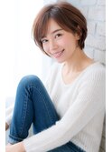 スマート・エレガンスショート　知的で品のある印象を与える