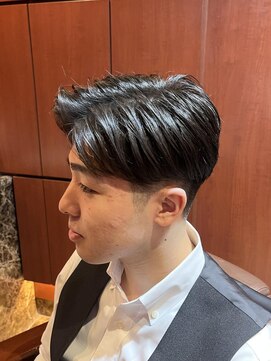 ヘアモード キクチ 銀座店 銀座 理容室 七三スタイル