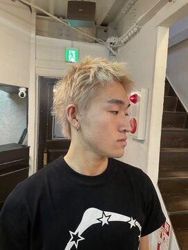 ビーバイエイトジェンツ(Bee by EIGHT GENTS) サーフカール/スパイキーショート/ブルーブラック/心斎橋