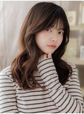 大人かわいい韓国風巻きガーリーロングa川口20代30代40代