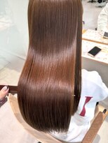 ファムバイアヴァンス(Femme by AVANCE.)&nbsp;アプリコットオレンジモカブラウンストレート