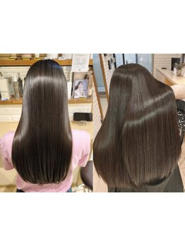 韓国で大人気<髪質改善【世界最高峰オーガニックケラチン】トリートメント9,900円>お試しください！