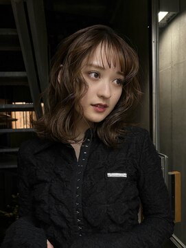 キーチェ 梅田中崎町(keych) レイヤーカット/オリーブベージュ/ブリーチなし/髪質改善/梅田