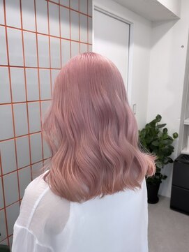 ベレーザ 渋谷神南(Beleza) ミディアムヘア/デザインカラー/ホワイトピンク/渋谷