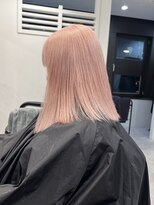 ヴィア 京都烏丸(Via)&nbsp;ピンク/ケアブリーチ/ダブルカラー/ハイトーン/ボブ