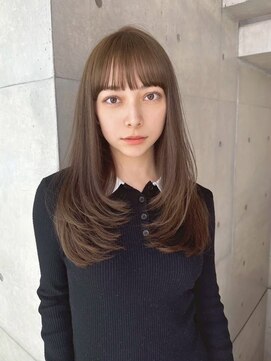 スクリーンギンザメゾン 銀座(SCREEN GINZA MAISON.) クラゲヘアー/小顔に見せるヘア/ココアベージュ/銀座