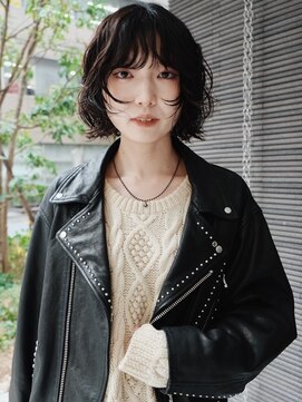 レコ 渋谷(LECO) レディースレイヤーボブニュアンスパーマ