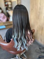 フリーク 土浦店(FREAK)&nbsp;ブルーピンクホワイトインナーカラー