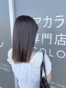 アンドカラー イオンタウン鈴鹿店(& COLOR) 【イルミナカラー】チャコールピンクカラー