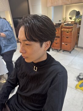 キャンバス バイ ネオリーブ 横浜西口(Canvas by neo.) 横浜★メンズフェザーパーマ毛流れ