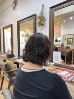ギフト ヘアー サロン(gift hair salon)&nbsp;ボブ×くるくるパーマ