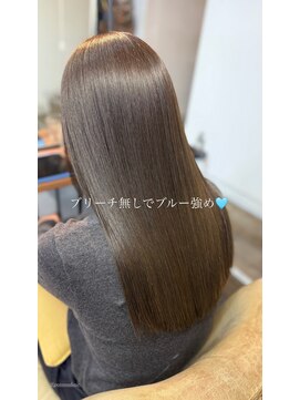 ポタム 東中野(potamu) ブリーチ無し透明感カラー