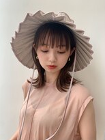 トイロ 横浜(Toiro)&nbsp;レイヤー切りっぱなしミディアムハッシュカット