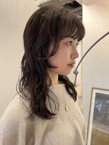 ナヌーク ダイカンヤマ(nanuk daikanyama) ミディアムレイヤーミディアムパーマウェーブパーマボブ