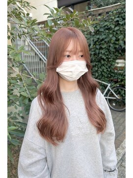リサヘアーデザイン(RISA HAIR DESIGN) 春っぽいピンクベージュ