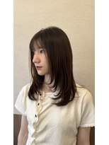エスドットブルーム 梅田店(S.BROOM) ヘーゼルグレージュレイヤーカット