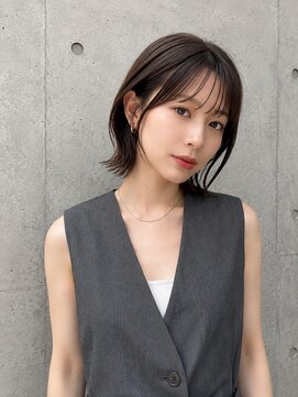 ゲイン(Gain) ショートカット×白髪ぼかし、ハイライト×縮毛矯正×髪質改善