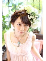 ヘアーデザイン リント(hair design Rinto) 編みこみヘアアレンジ/結婚式パーティーヘアセット/30代40代50代