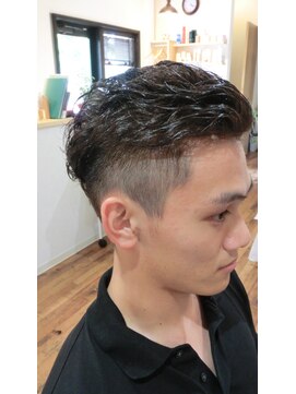 リアム ヘアアンドメイク(liam hair and make) ツーブロック×ニュアンスパーマ