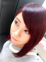 ジ グランディール(Je grandir)&nbsp;冬向け赤系ボブ