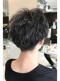 ウェットな質感がセクシー*ラフスタイル